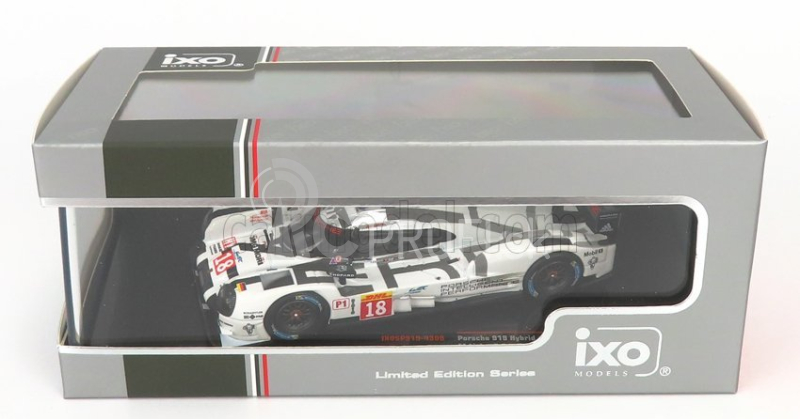 Ixo-models Porsche 919 Hybrid 2.0l Turbo V4 Team Porsche N 18 2. 1000km Spa 2015 M.lieb - R.dumas - N.jani 1:43 Biela Sivá Čierna