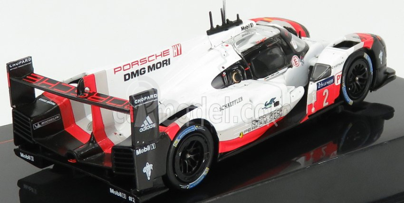 Ixo-models Porsche 919 Hybrid 2.0l Turbo V4 Team Porsche N 2 Winner 24h Le Mans 2017 T.bernhard - E.bamber - B.hartley 1:43 Biela červená čierna