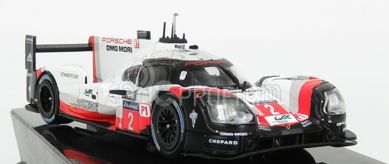 Ixo-models Porsche 919 Hybrid 2.0l Turbo V4 Team Porsche N 2 Winner 24h Le Mans 2017 T.bernhard - E.bamber - B.hartley 1:43 Biela červená čierna