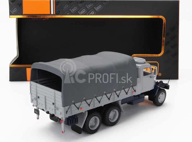 Ixo-models Praga V3s Truck 6wd Telonato 3-assi 1962 1:43 2 Tones Grey