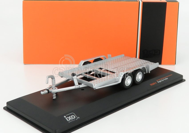 Ixo-models Príslušenstvo Carrello Trasporto Auto - Príves na prepravu áut Strieborné kolesá - auto nie je súčasťou balenia 1:43 Silver Black