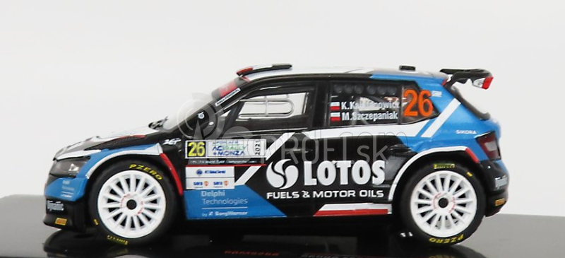 Ixo-models Škoda Fabia Rally2 Evo N 26 Rally Monza 2021 K.kajetanowicz - M.szczepaniak 1:43 Modrá Čierna Biela