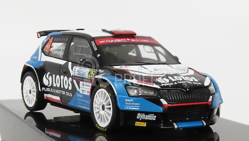 Ixo-models Škoda Fabia Rally2 Evo N 26 Rally Monza 2021 K.kajetanowicz - M.szczepaniak 1:43 Modrá Čierna Biela