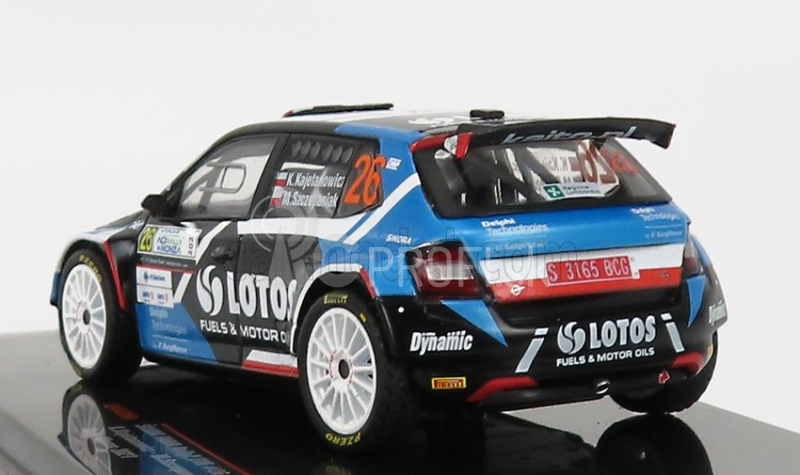 Ixo-models Škoda Fabia Rally2 Evo N 26 Rally Monza 2021 K.kajetanowicz - M.szczepaniak 1:43 Modrá Čierna Biela