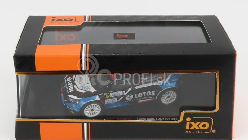 Ixo-models Škoda Fabia Rally2 Evo N 26 Rally Monza 2021 K.kajetanowicz - M.szczepaniak 1:43 Modrá Čierna Biela