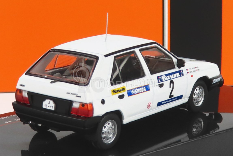 Ixo-models Škoda Favorit 136l N 2 Rally Valasskaa Winter 1989 P.sibera - P.gross 1:43 Biela