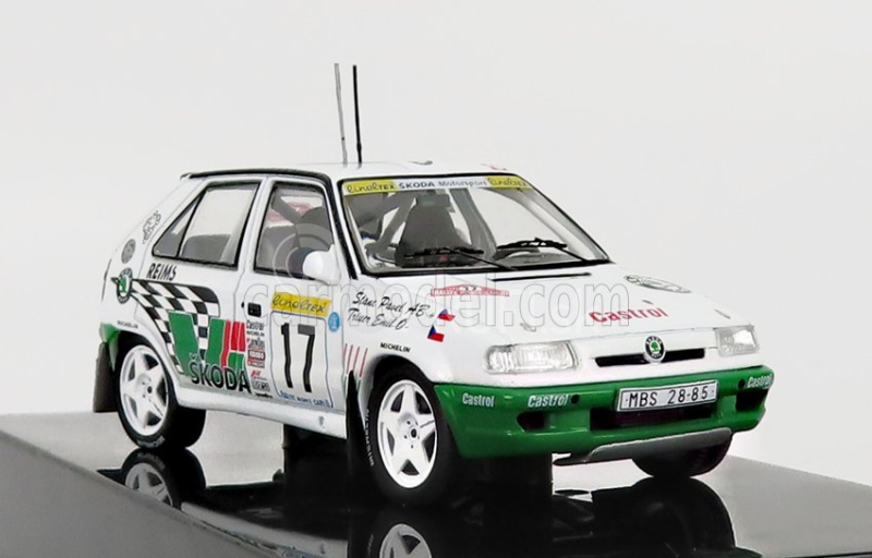 Ixo-models Škoda Felicia N 17 Rally Montecarlo 1996 E.triner - P.stanc 1:43 Bielo-zelená