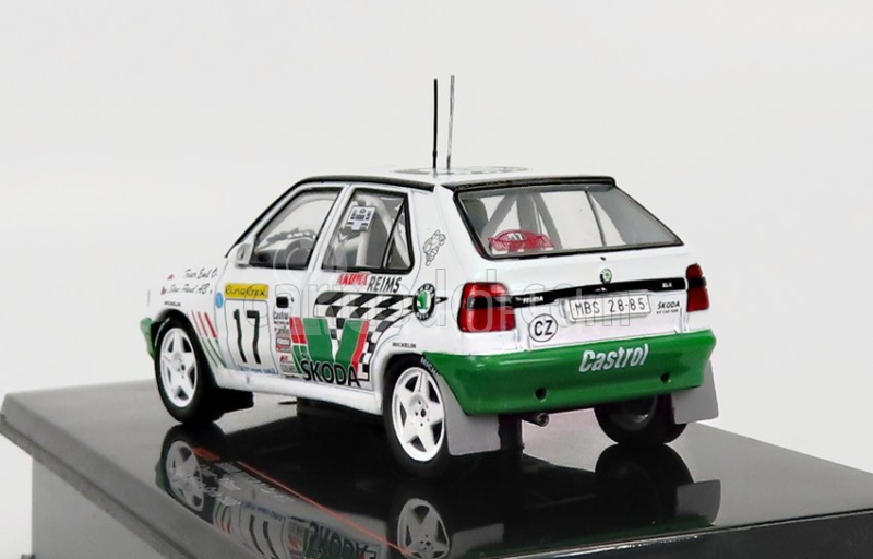 Ixo-models Škoda Felicia N 17 Rally Montecarlo 1996 E.triner - P.stanc 1:43 Bielo-zelená