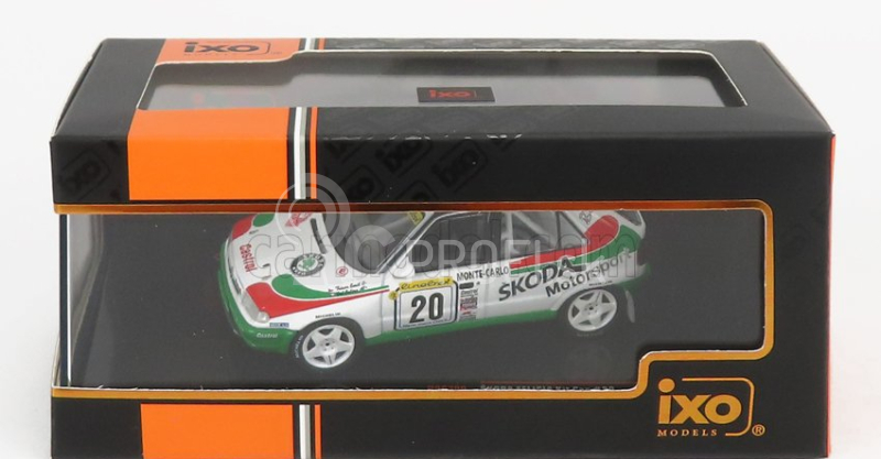 Ixo-models Škoda Felicia Team Škoda Motorsport N 20 Rally Montecarlo 1997 E.triner - J.gal 1:43 Biela zelená červená