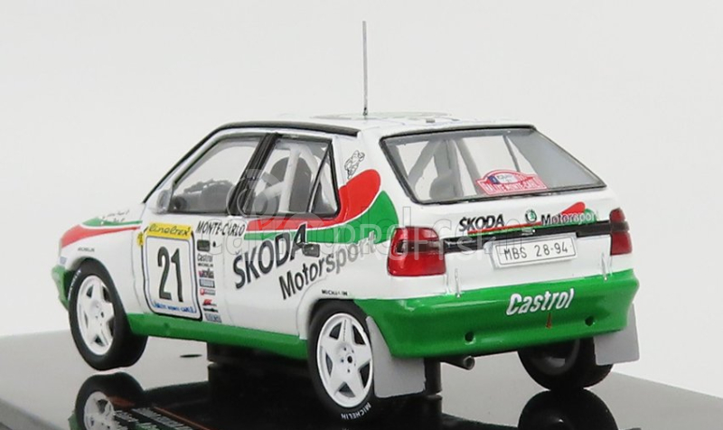 Ixo-models Škoda Felicia Team Škoda Motorsport N 21 Rally Montecarlo 1997 P.sibera - P.gross 1:43 Biela zelená červená