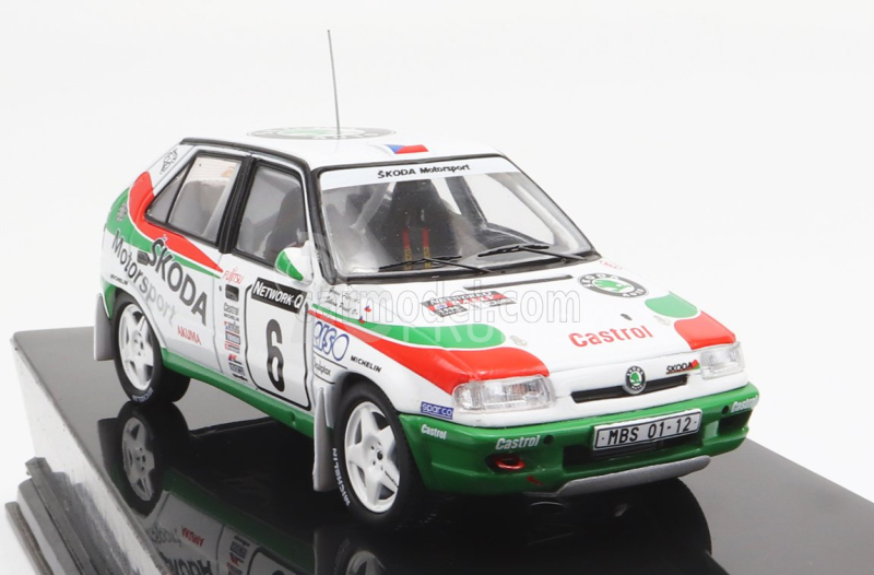 Ixo-models Škoda Felicia Team Škoda Motorsport N 6 Rally Rac Lombard 1996 P.sibera - P.gross 1:43 Biela červená