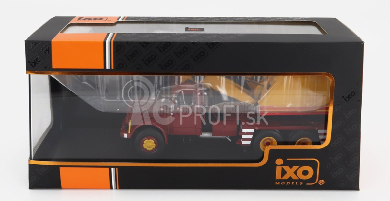 Ixo-models Tatra 111d Truck 3-assi 1958 1:43 Červeno-žltá