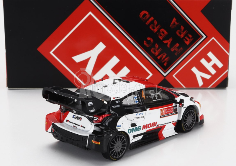 Ixo-models Toyota Yaris Gr Rally1 Team Toyota Gazoo Racing Wrt N 3 Rally Ypres 2022 Lappi Esapekka - Janne Ferm 1:43 Biela červená čierna