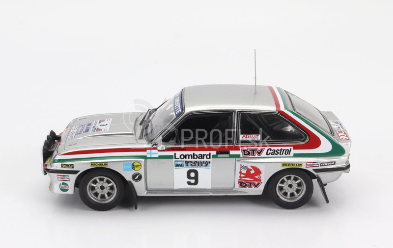 Ixo-models Vauxhall Chevette Hsr (nočná verzia) N 9 Rally Rac Lombard 1980 Pentti Airikkala - Risto Virtanen 1:43 Silver