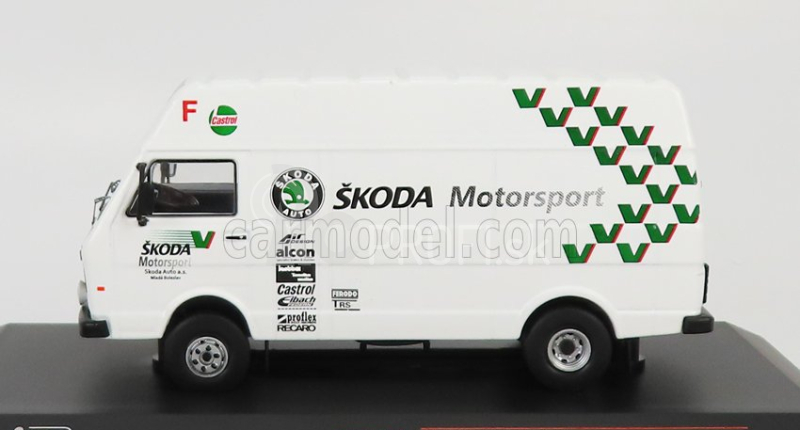 Ixo-models Volkswagen Lt45 Lwb Van Team Rally Škoda Motorsport Assistance 1985 1:43 Biela