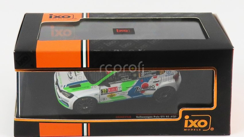 Ixo-models Volkswagen Polo Gti R5 N 37 Rally Ypres 2021 V.verschueren - F.cuvelier 1:43 Biela Zelená Modrá