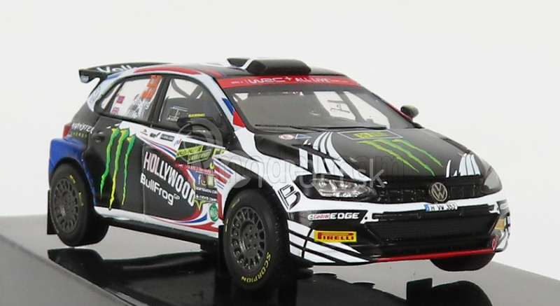 Ixo-models Volkswagen Polo Gti R5 N 55 Rally Wales 2019 P.solberg - P.mills 1:43 Biela čierna modrá