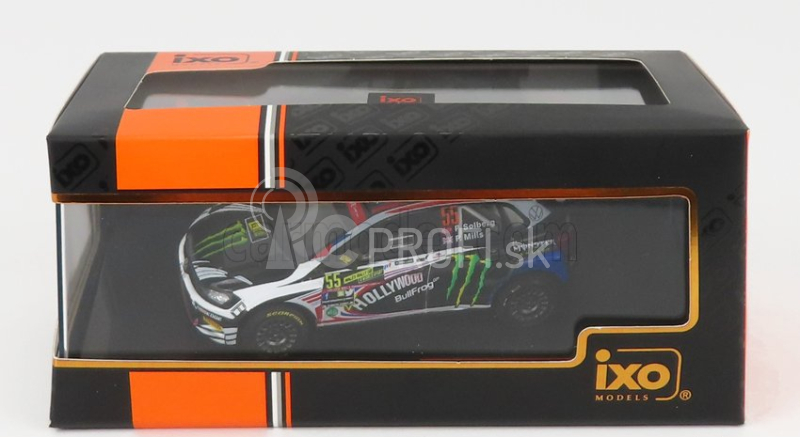 Ixo-models Volkswagen Polo Gti R5 N 55 Rally Wales 2019 P.solberg - P.mills 1:43 Biela čierna modrá