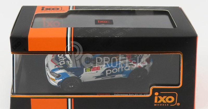 Ixo-models Volkswagen Polo Gti R5 N 60 Rally Ypres 2021 F.kreim - F.christian 1:43 2 Tones Blue White