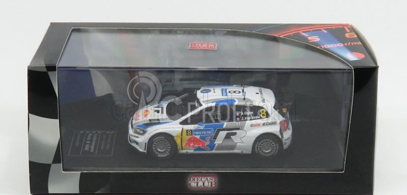 Ixo-models Volkswagen Polo R Wrc Team Volkswagen Motorsport N 8 Rally Finland 2013 S.ogier - J.ingrassia 1:43 Biela Modrá Šedá