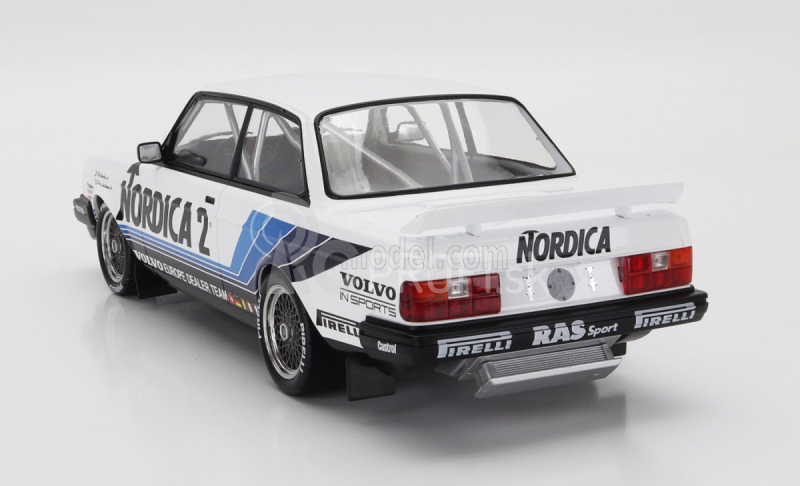 Ixo-models Volvo 240 Turbo Team Nordica Ras Sport N 2 Brno Etcc 1986 U.granberg - T.lindstrom 1:18 Biela svetlomodrá