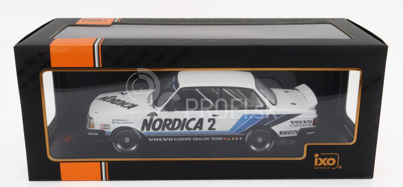 Ixo-models Volvo 240 Turbo Team Nordica Ras Sport N 2 Brno Etcc 1986 U.granberg - T.lindstrom 1:18 Biela svetlomodrá