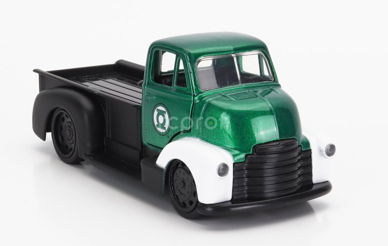 Jada Chevrolet Coe Truck s figúrkou Green Lantern 1952 1:32 Green Black