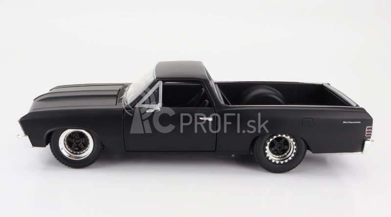 Jada Chevrolet El Camino Pick-up (ff10) Custom 1967 - Fast & Furious 1:24 Black