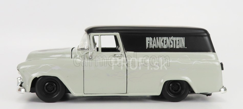 Jada Chevrolet Suburban s figúrkou Frankensteina 1957 1:24 sivá čierna