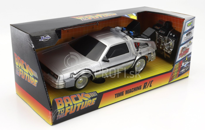 Jada De lorean Time Machine - Back To The Future 1 - Ritorno Al Futuro 1 1:16 Silver