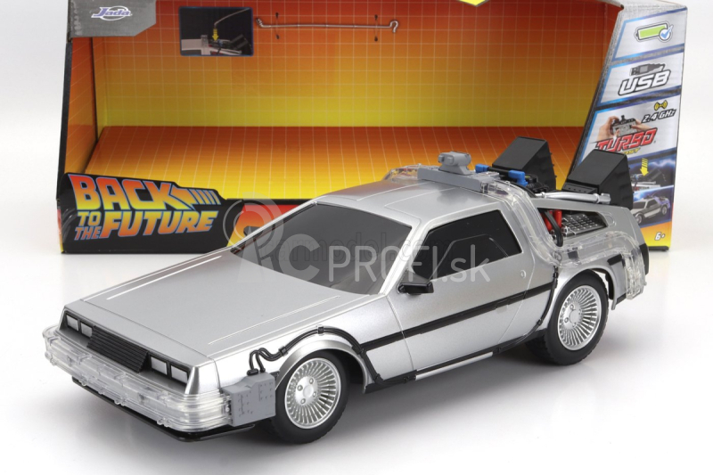 Jada De lorean Time Machine - Back To The Future 1 - Ritorno Al Futuro 1 1:16 Silver