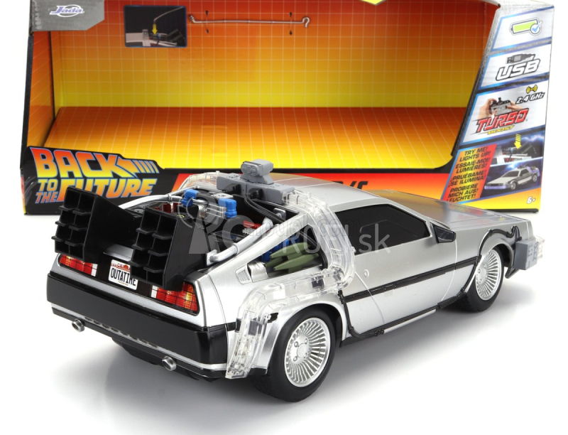 Jada De lorean Time Machine - Back To The Future 1 - Ritorno Al Futuro 1 1:16 Silver