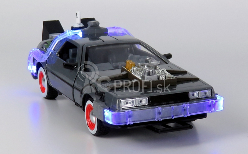 Jada De lorean Time Machine - Back To The Future 3 - Ritorno Al Futuro 3 1:24 Silver