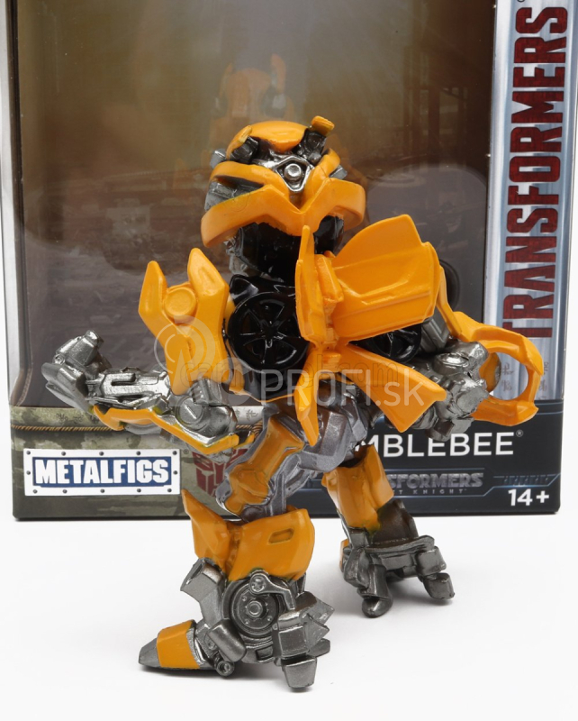 Jada Figúrky Bumblebee Transformers - Posledný rytier - cm. 10,5 1:32 Žltošedá