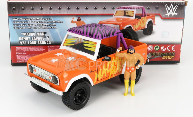 Jada Ford usa Bronco s figúrkou Macho Man Randy Savage 1973 1:24 Orange