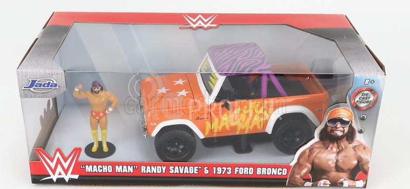 Jada Ford usa Bronco s figúrkou Macho Man Randy Savage 1973 1:24 Orange