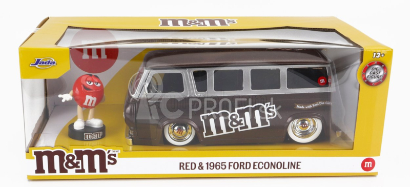 Jada Ford usa Econoline Minibus With M&m's Figure 1965 1:24 Brown