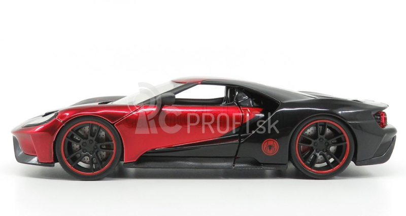 Jada Ford usa Gt 2017 s figúrkou Spidermana 1:24 červená modrá