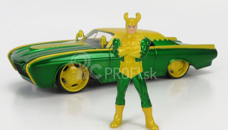 Jada Ford usa Thunderbird s Marvel Loki 1963 1:24 zelená žltá