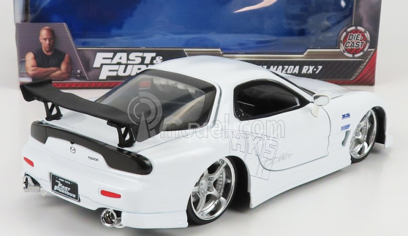 Jada Mazda Rx-7 Coupe 1993 - Rýchlo a zbesilo 1:24 biela