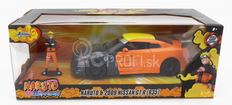 Jada Nissan Gt-r s postavičkou Naruta 2009 1:24