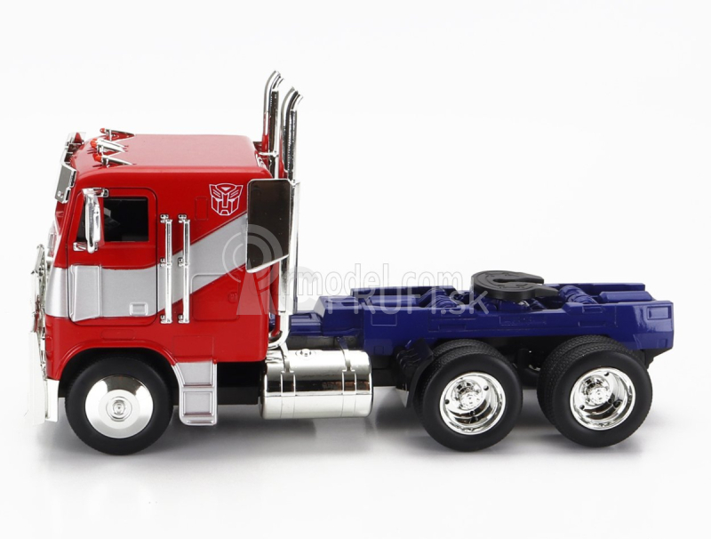 Jada Peterbilt 352 Tractor Truck 3-assi 1979 - Optimus Prime Transformers Movie 1:24 Červená Modrá