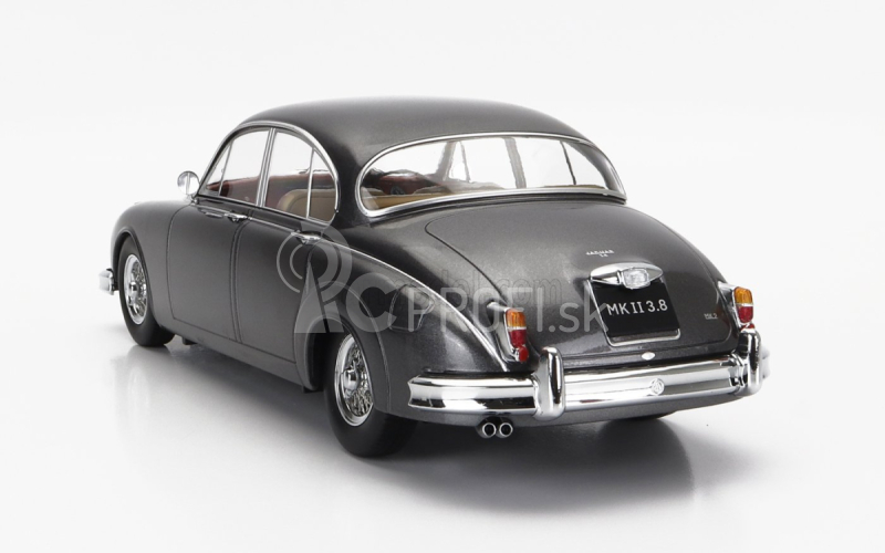 Jaguar Mkii 3.8 Rhd 1959 v mierke 1:18 Dark Grey Met