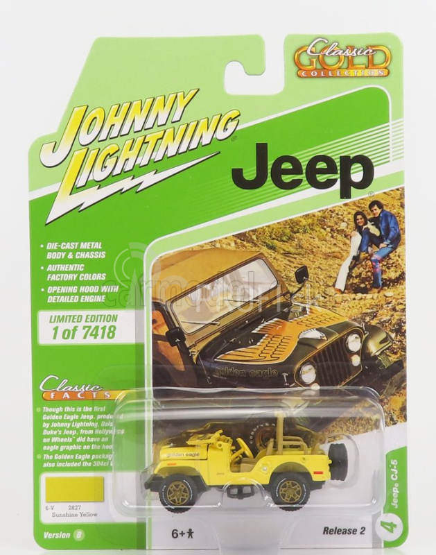 Johnny Lightning Jeep Set Assortment 6 kusov 1:64 Rôzne