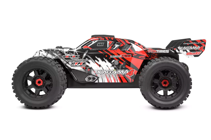 KAGAMA-4 - Monster Truck 4WD 3-4S - RTR - červená