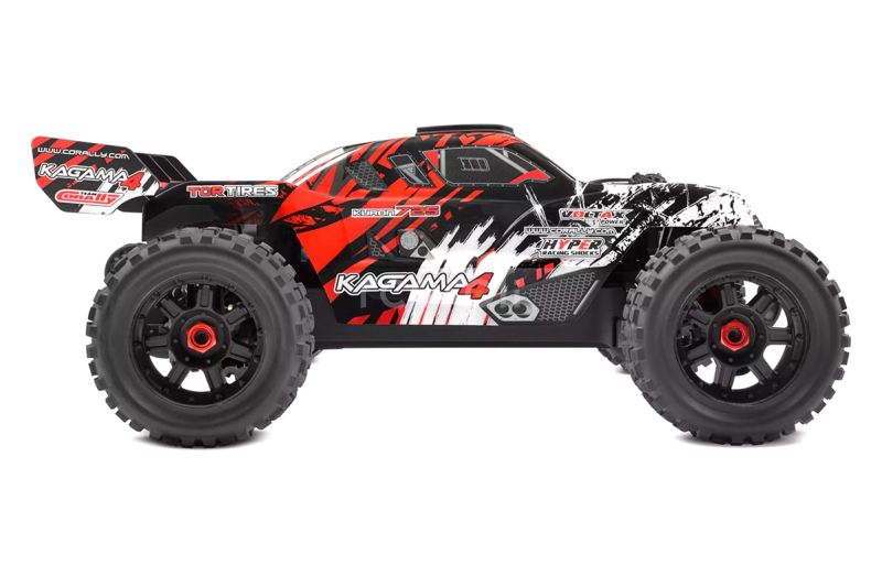 KAGAMA-4 - Monster Truck 4WD 3-4S - RTR - červená