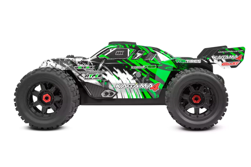 KAGAMA-4 - Monster Truck 4WD 3-4S - RTR - zelený