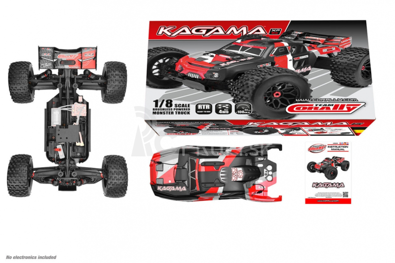 KAGAMA XP 6S - 1/8 Monster Truck 4WD bez elektroniky - modrý