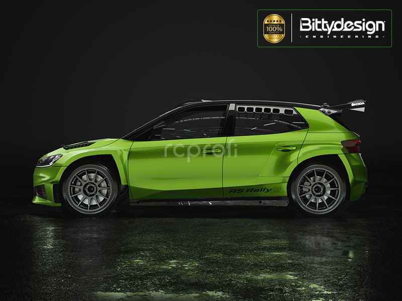 Karoséria číra ŠKODA Fabia RS Rally2 1/10 rally 190mm