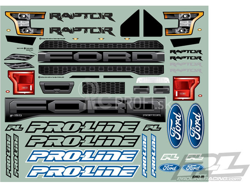 Karoséria Pro-Line 1:10 Ford F-150 Raptor 2017 (Short Course)